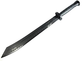 彫刻付き木製刀 約30cm Amazon.co.jp: 【さくら造形 E490】樹脂製 大鉈 砍刀 ナタ 斬